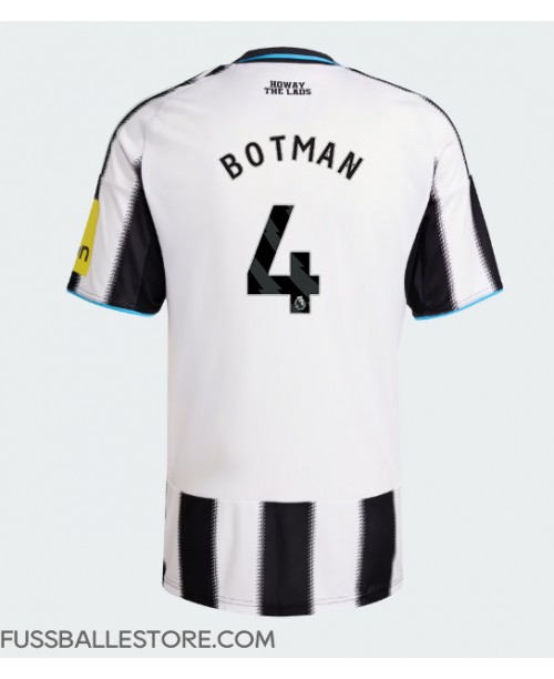 Günstige Newcastle United Sven Botman #4 Heimtrikot 2025-26 Kurzarm Günstige Newcastle United Sven Botman #4 Heimtrikot 2025-26 Kurzarm
